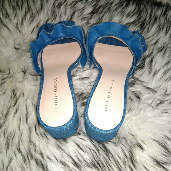 Loeffler Randall Vera Denim Sandal - Picture 4 of 8